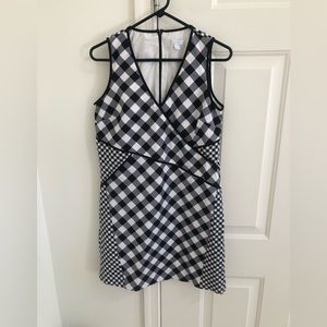 New York & Co black and white sundress women’s size 6